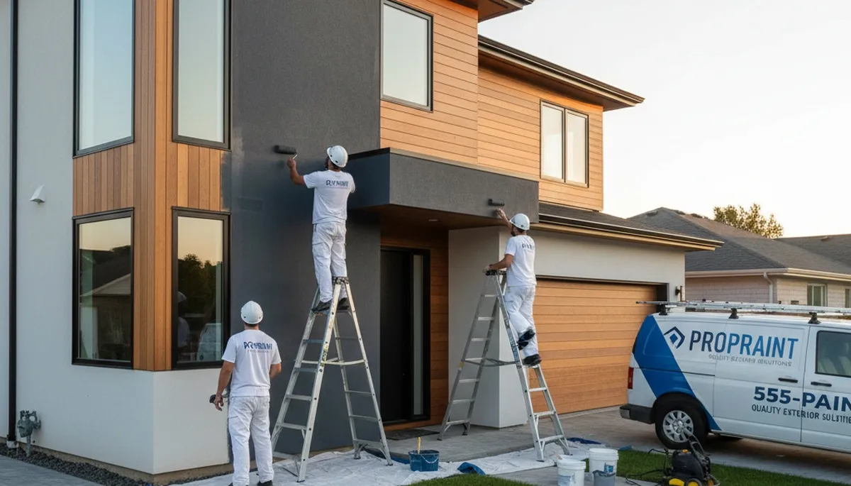 Professional exterior house painting in Pittsburgh, PA by local painters using durable weatherproof finishes