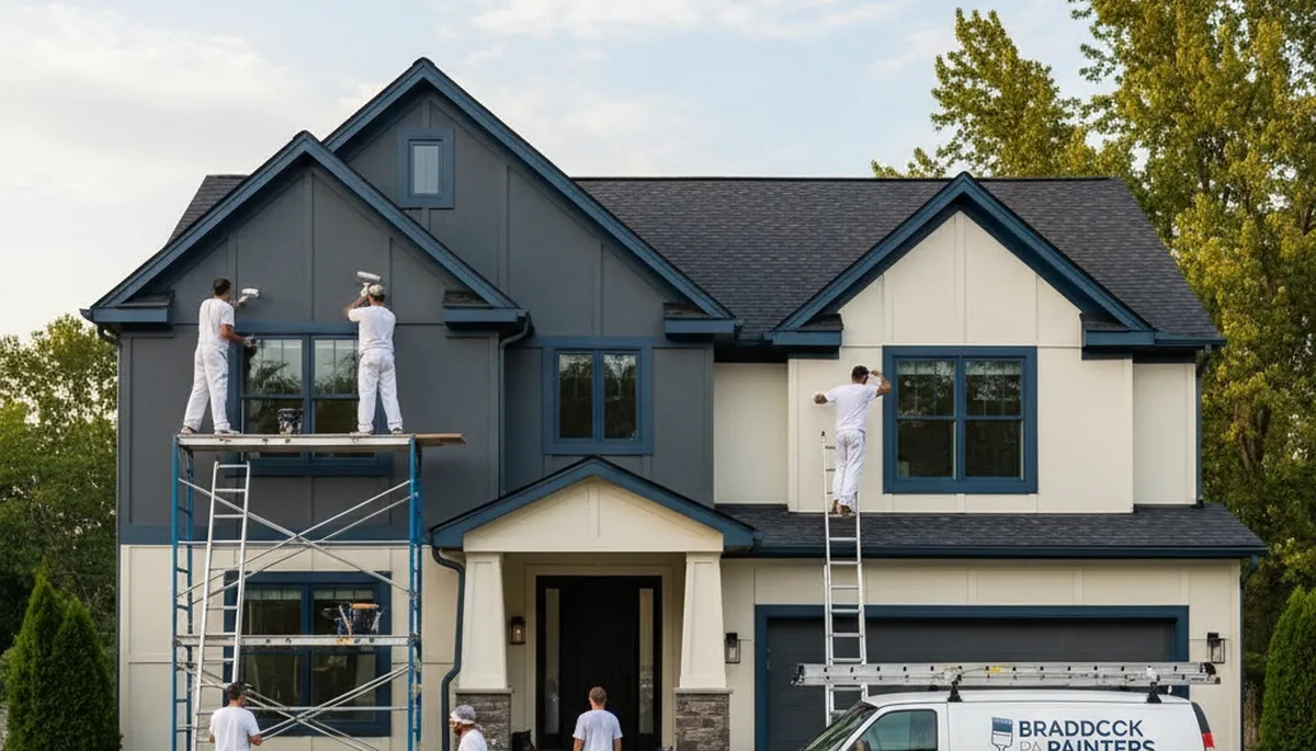Professional house painting service in Pittsburgh, PA for residential interior and exterior projects