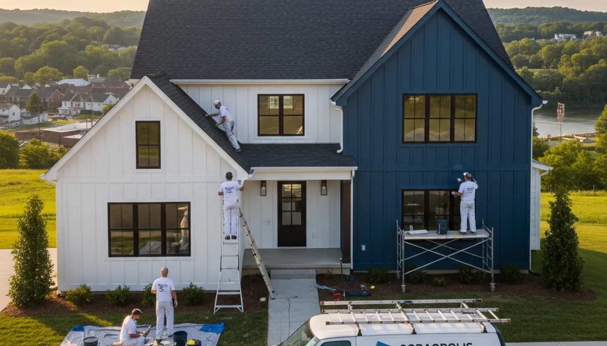 Professional house painting service in Pittsburgh, PA for interior and exterior residential homes